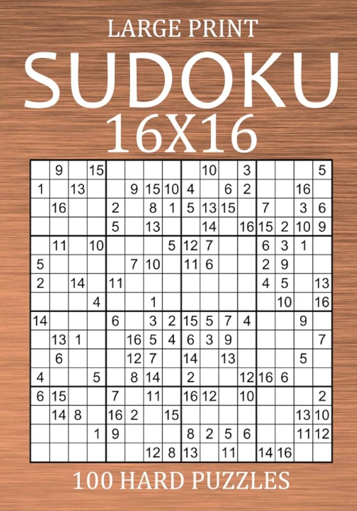 Free 16x16 Sudoku Printable Download Free 16x16 Sudoku Printable Png 