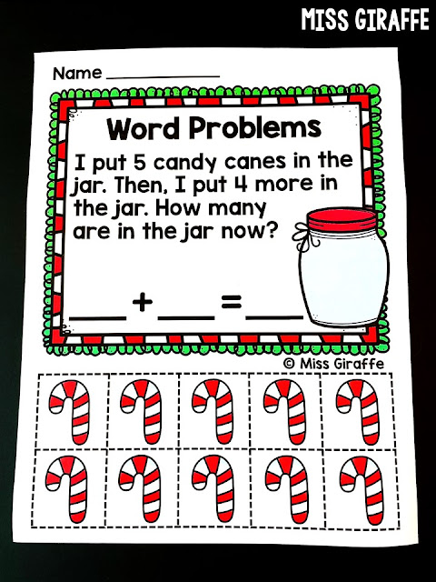 1st grade christmas worksheet