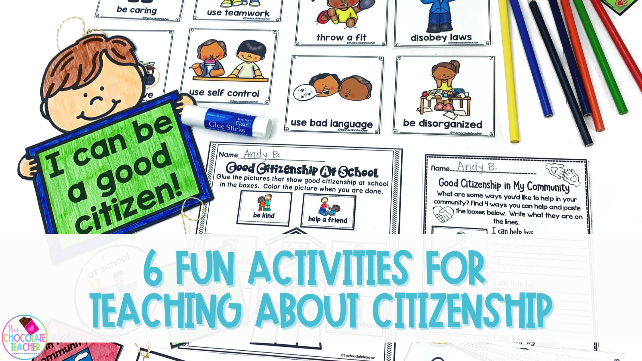 1st grade citizenship worksheet