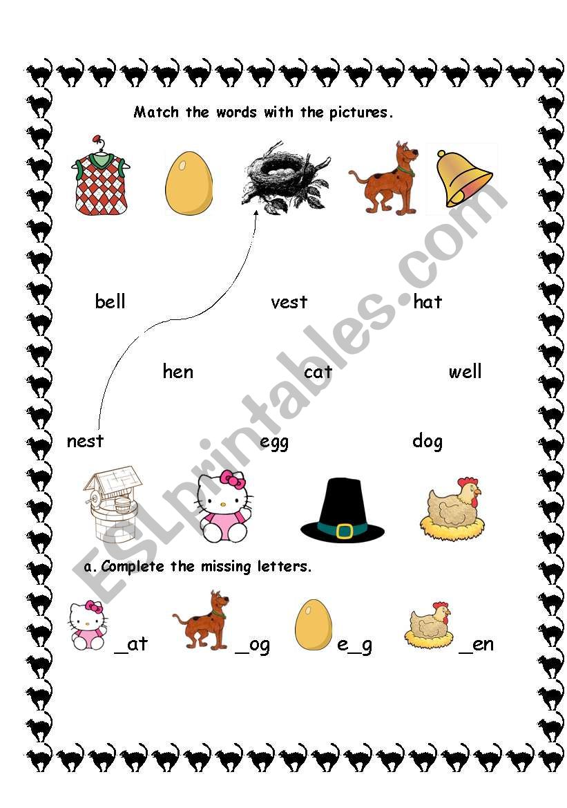 1st grade esl worksheet