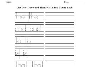 ESL Writing Wizard-Trace and Write Worksheet for 1st - 4th Grade ...