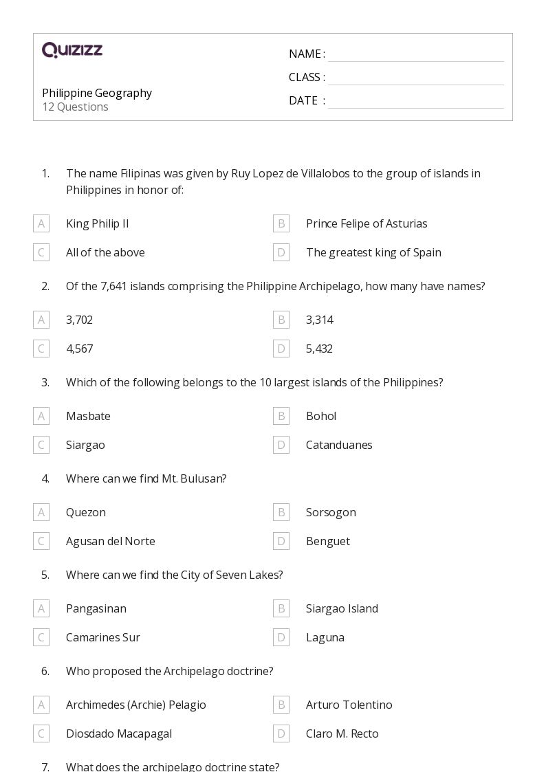 1st grade geography worksheet