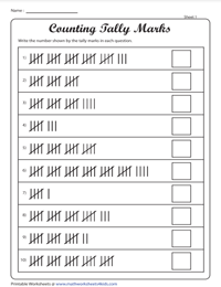 1st grade math free worksheet