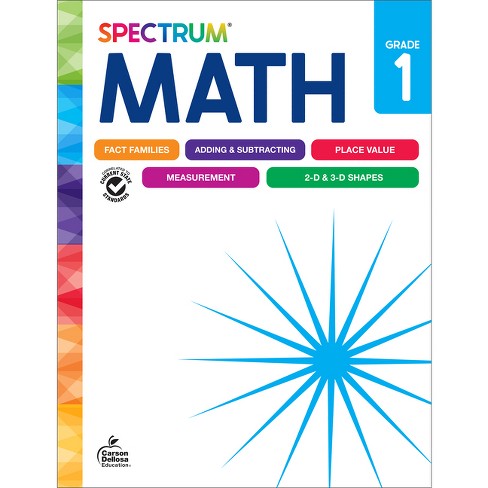 Spectrum Math Workbook, Grade 1 - By Spectrum &  Carson Dellosa ...