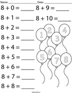 First Grade Addition Math Worksheets - Page 2 - Twisty Noodle