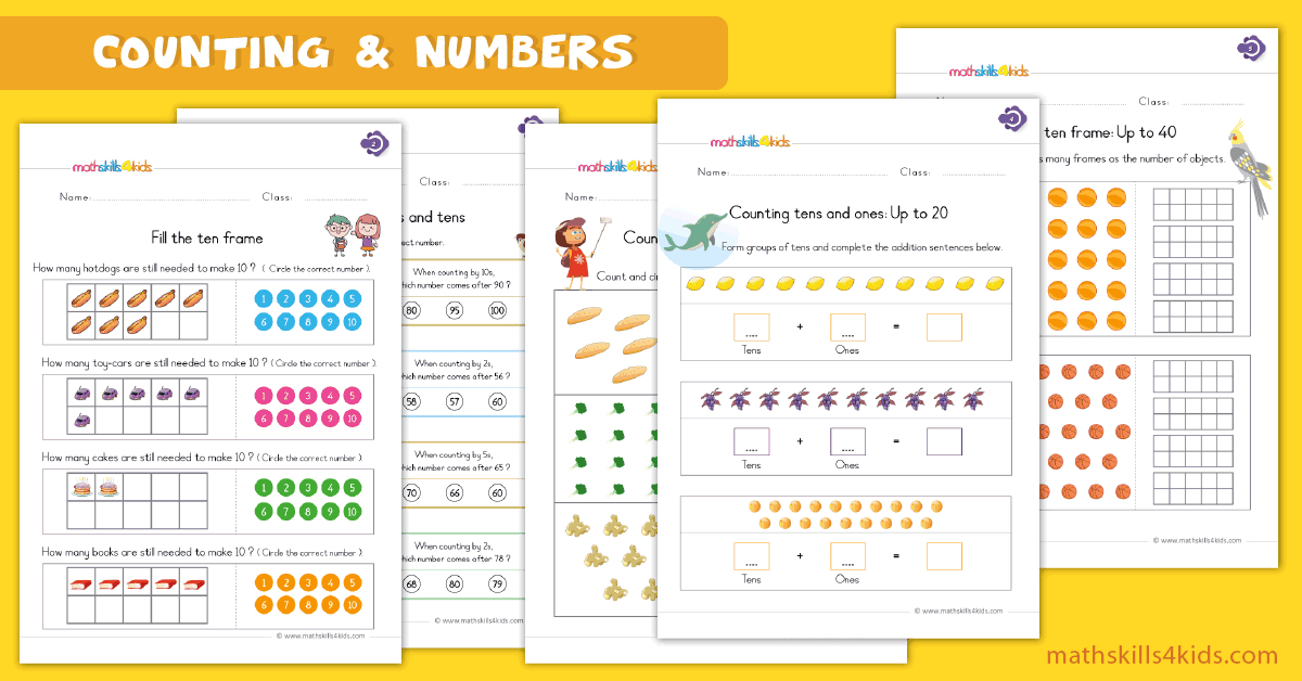 Fun math for first graders with games, worksheets, and activities
