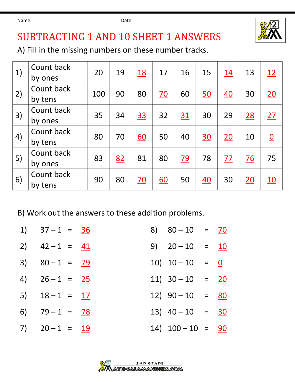 1st grade math worksheet subtraction with regrouping