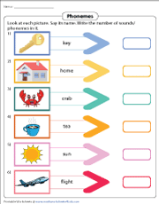 1st grade phonemic awareness worksheet