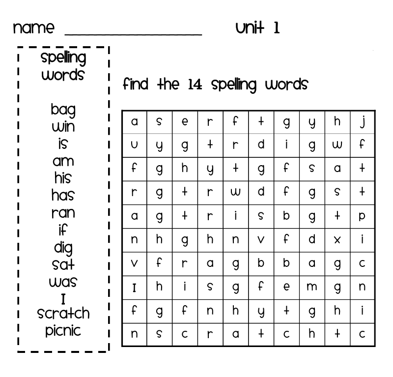 1st grade puzzles
