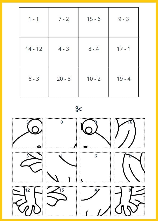 1st grade puzzles