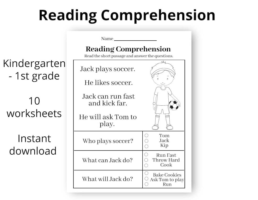 1st grade reading worksheet free