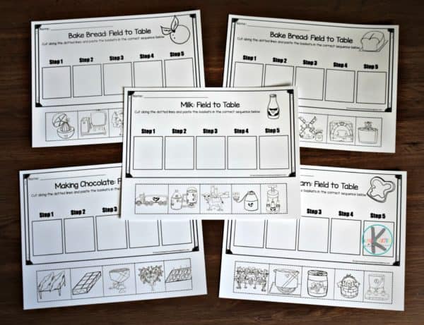 FREE Farm Sequencing Worksheets