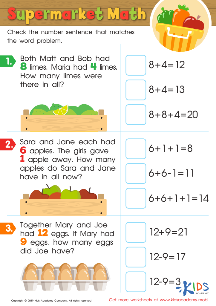 Solving Addition and Subtraction Word Problems 1st Grade 1 Math ...
