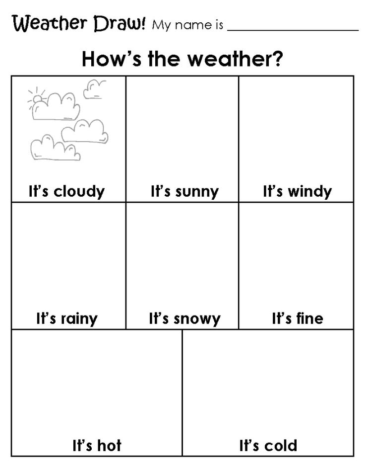 Pin on Weather Pinterest Print first worksheet Draw grade weather ...