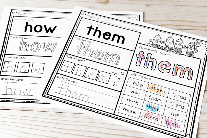 1st grade worksheet free printables
