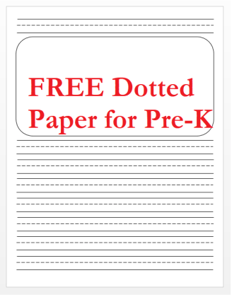 1st grade writing paper template