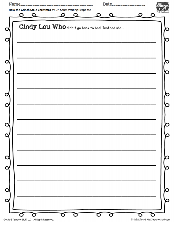 Winter Writing Worksheets! Writing Prompts | Free Writing ...