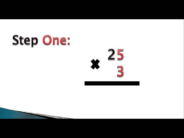 2-DIGIT BY 1-DIGIT MULTIPLICATION - YouTube