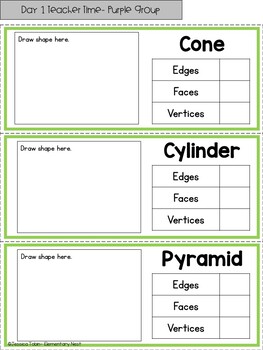 2.G.1 2D and 3D Shapes Attributes - Elementary Nest