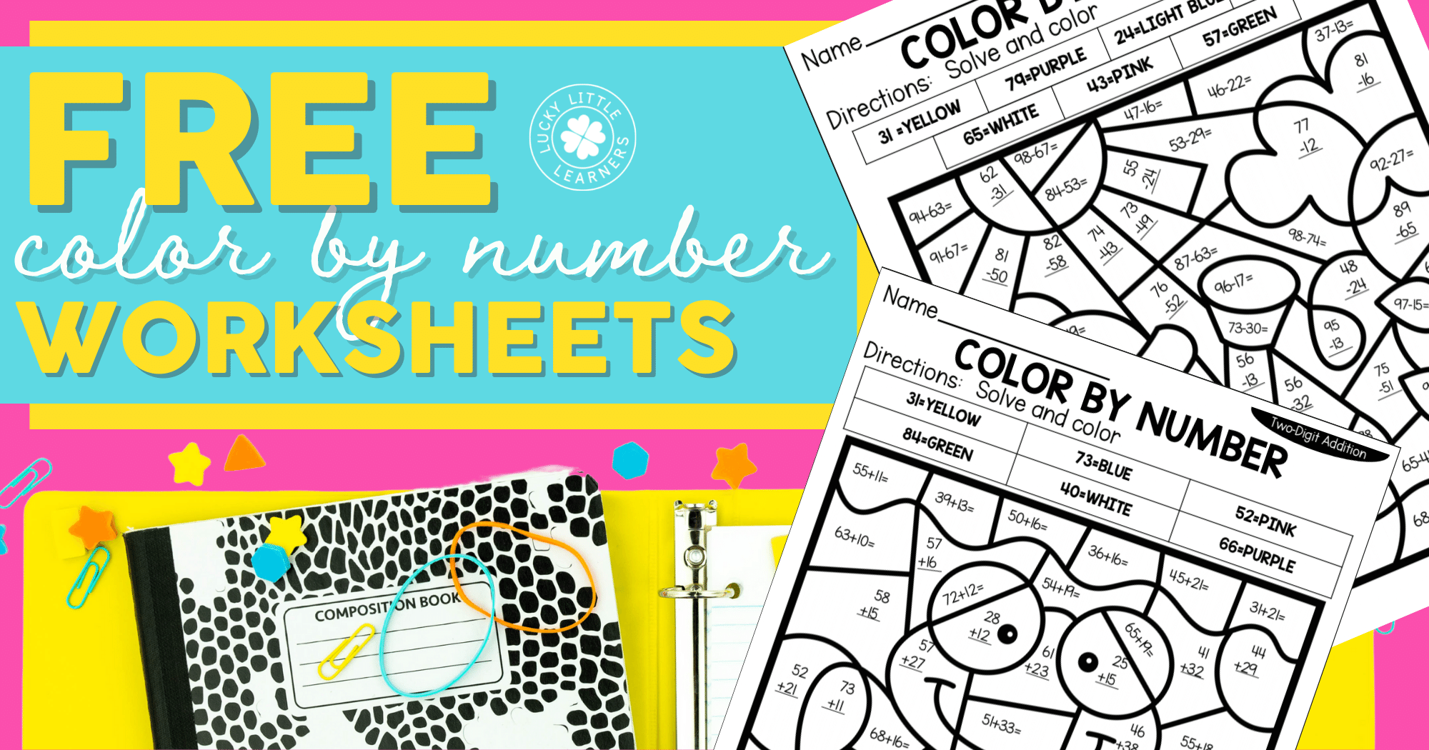 5 Ways to Use These Free Color by Number Sheets in 2nd Grade ...