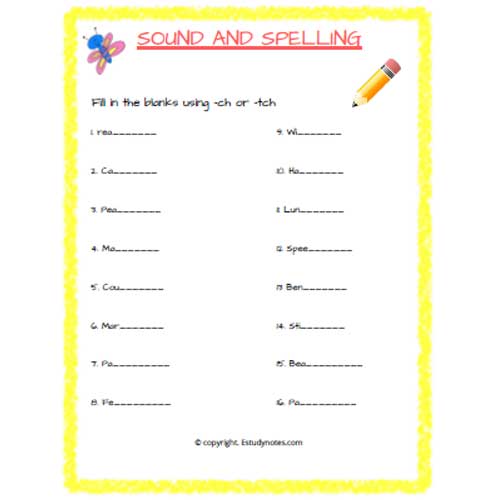 2 grade english worksheet