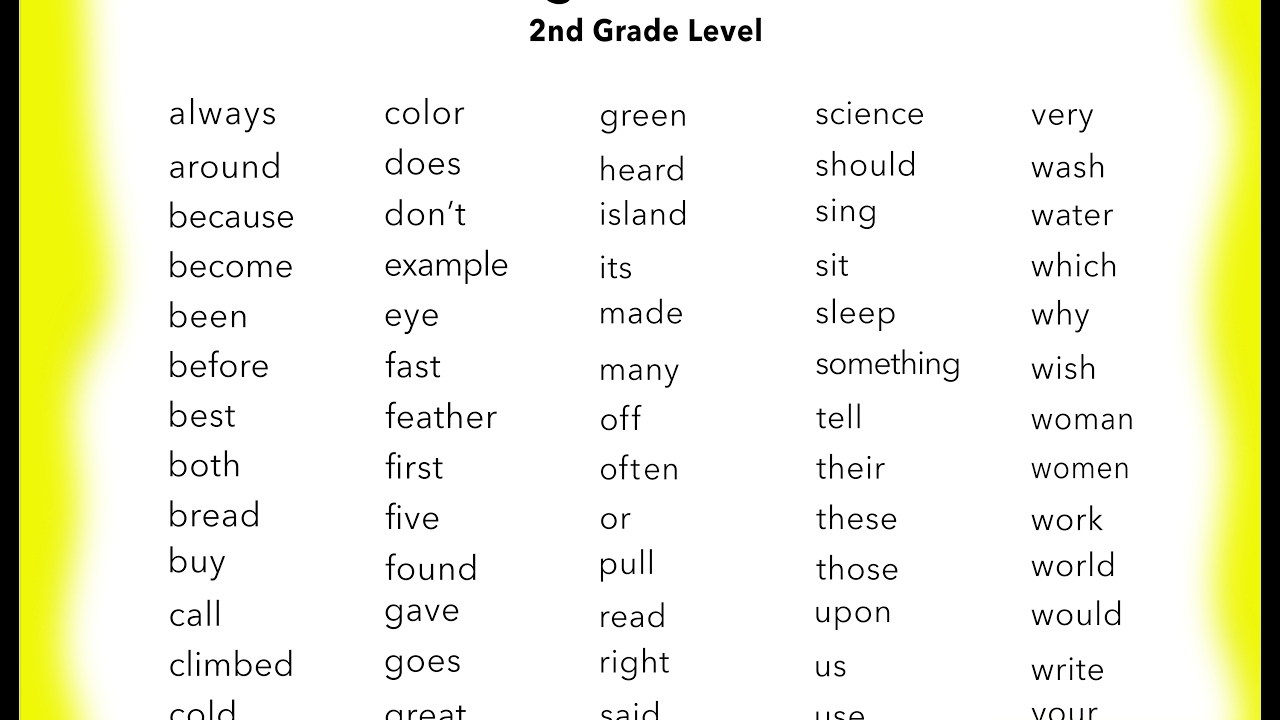 2 grade english