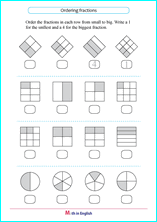 Grade 2 Understanding of Fractions math school worksheets for ...