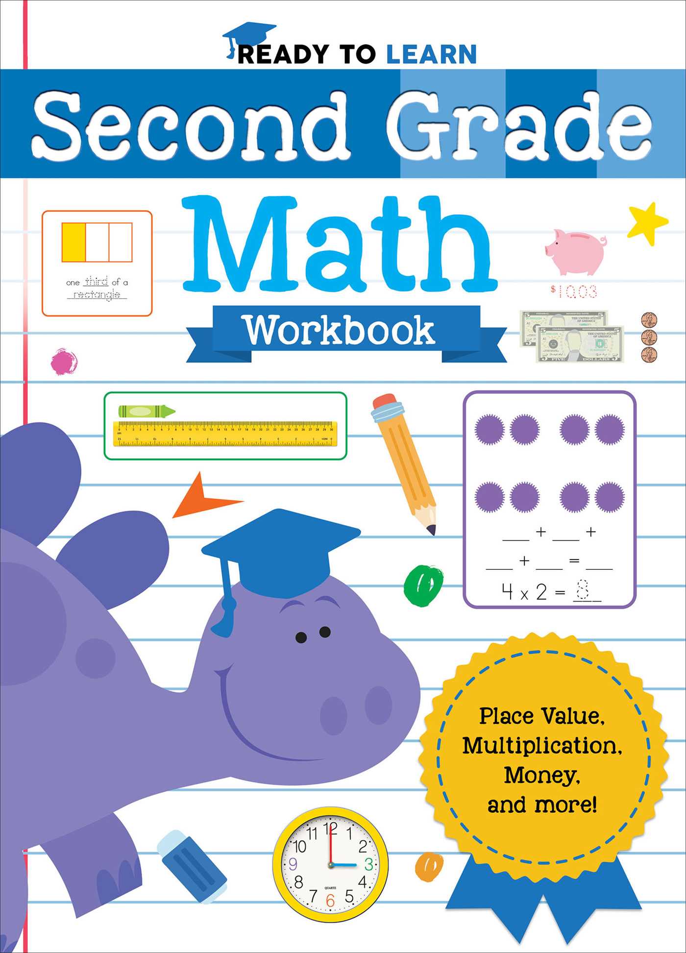 Ready to Learn: Second Grade Math Workbook | Book by Editors of ...