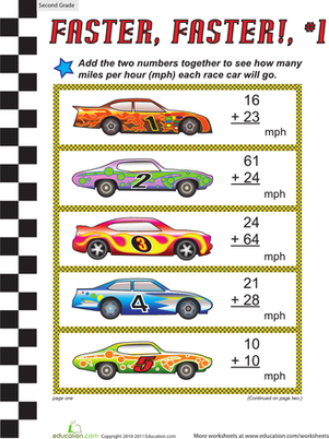 2.NBT.B.6 Worksheets - Common Core Math