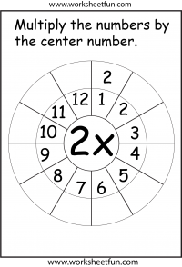 Times Table Worksheets - 1, 2, 3, 4, 5, 6, 7, 8, 9, 10, 11, 12, 13 ...