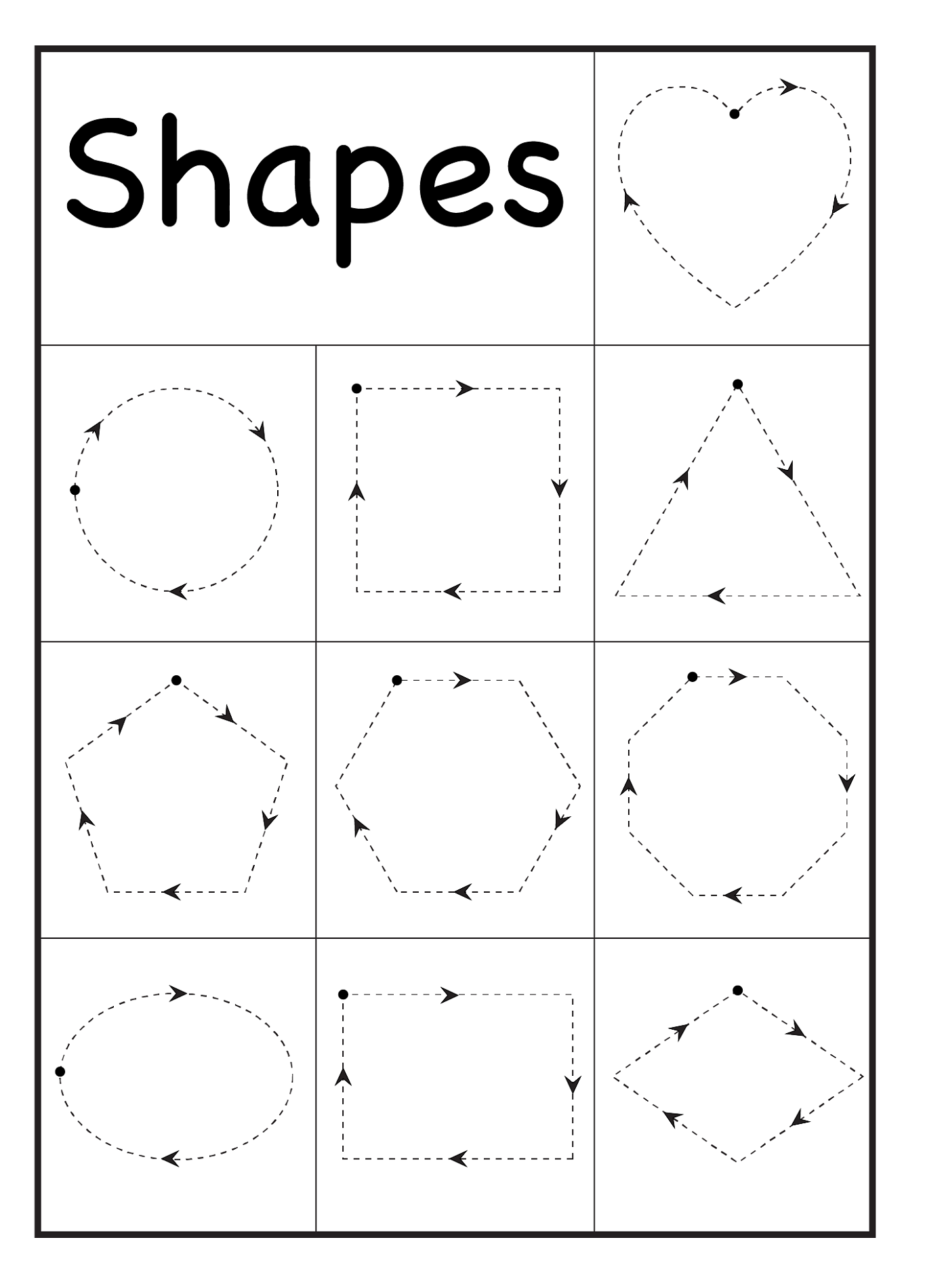2 year old worksheet printables