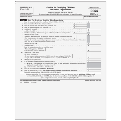 2012 child tax credit worksheet