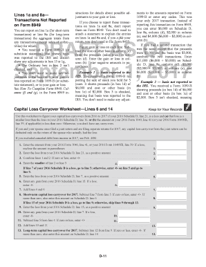 2013 capital loss carryover worksheet