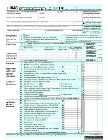 u s individual income tax return forms instructions &  tax table ...