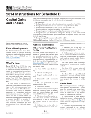 2014 capital gains worksheet