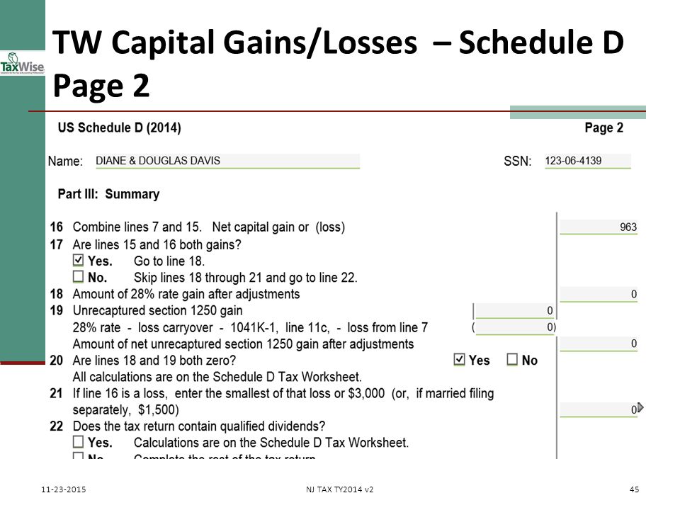 Capital Gains &  Losses (Including Sale of Home) - ppt download