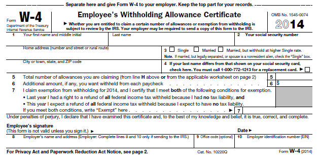 Understanding Taxes - Simulation: Completing Form W-4