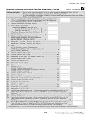 2014 Qualified Dividends and Capital Gain Tax Worksheet - 2014 ...