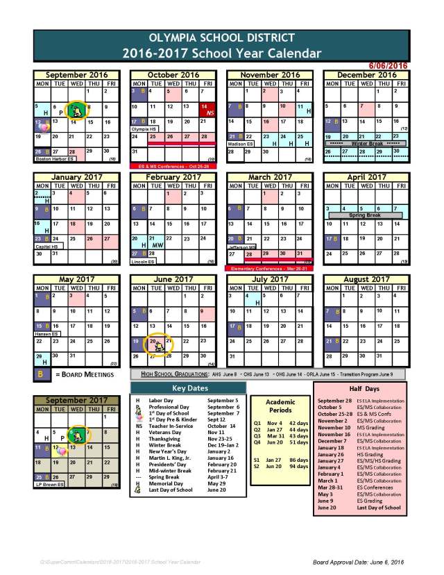 2016 17 Calendar Is Online Heres The Scoop Worksheets Library