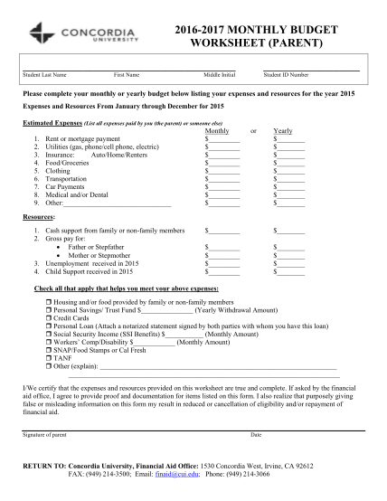 45 printable budget worksheet - Free to Edit, Download &  Print ...