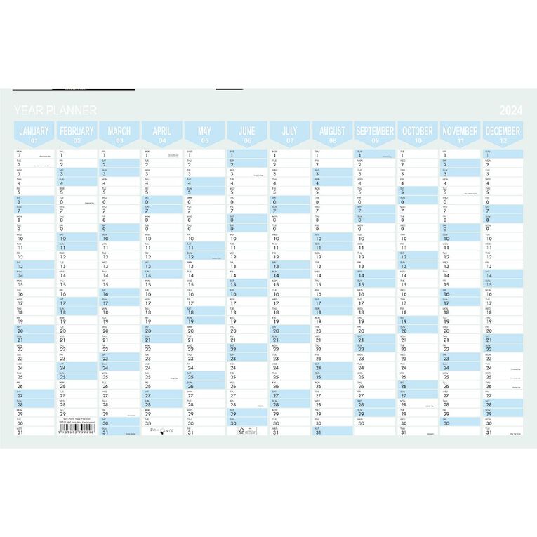 2017 wall planner nz printable