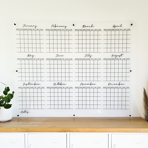 ANNUAL WALL PLANNER | DECAL | Vinyl Junkies NZ