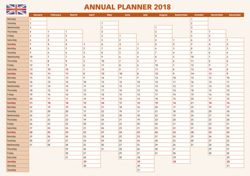 Year Planner 2018 Images - Browse 12,985 Stock Photos, Vectors ...