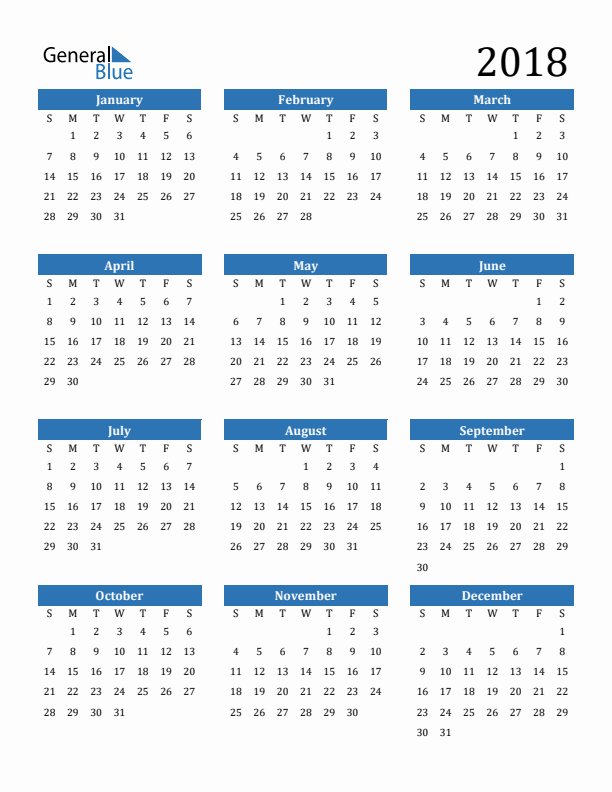 2018 year planner printable malaysia