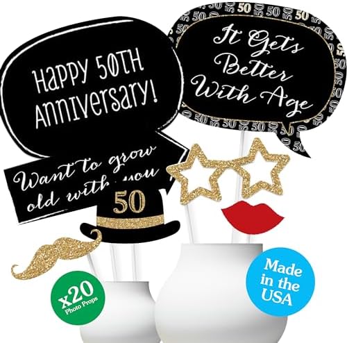 25th anniversary photo booth props printable