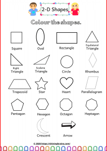 2D Shapes Worksheets | Free Printables - Shining Brains ...