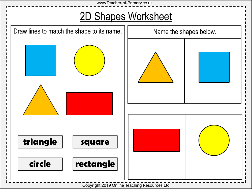FREE 2d Shapes Printable Kindergarten Worksheets Worksheets Library FREE 2d Shapes Printable Kindergarten Worksheets Worksheets Library