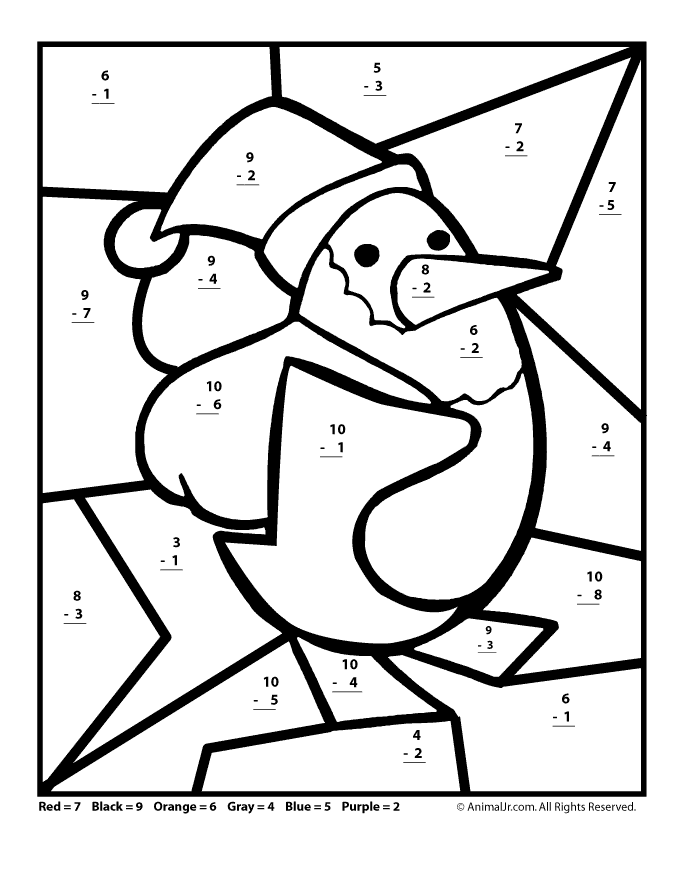 Free Printable Christmas Math Worksheets: Pre K, 1st Grade &  2nd ...