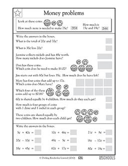 2nd grade common core math word problems worksheet
