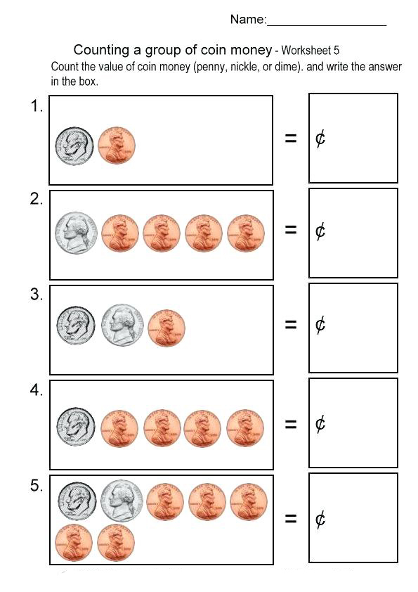 2nd Grade Money Worksheets - Best Coloring Pages For Kids